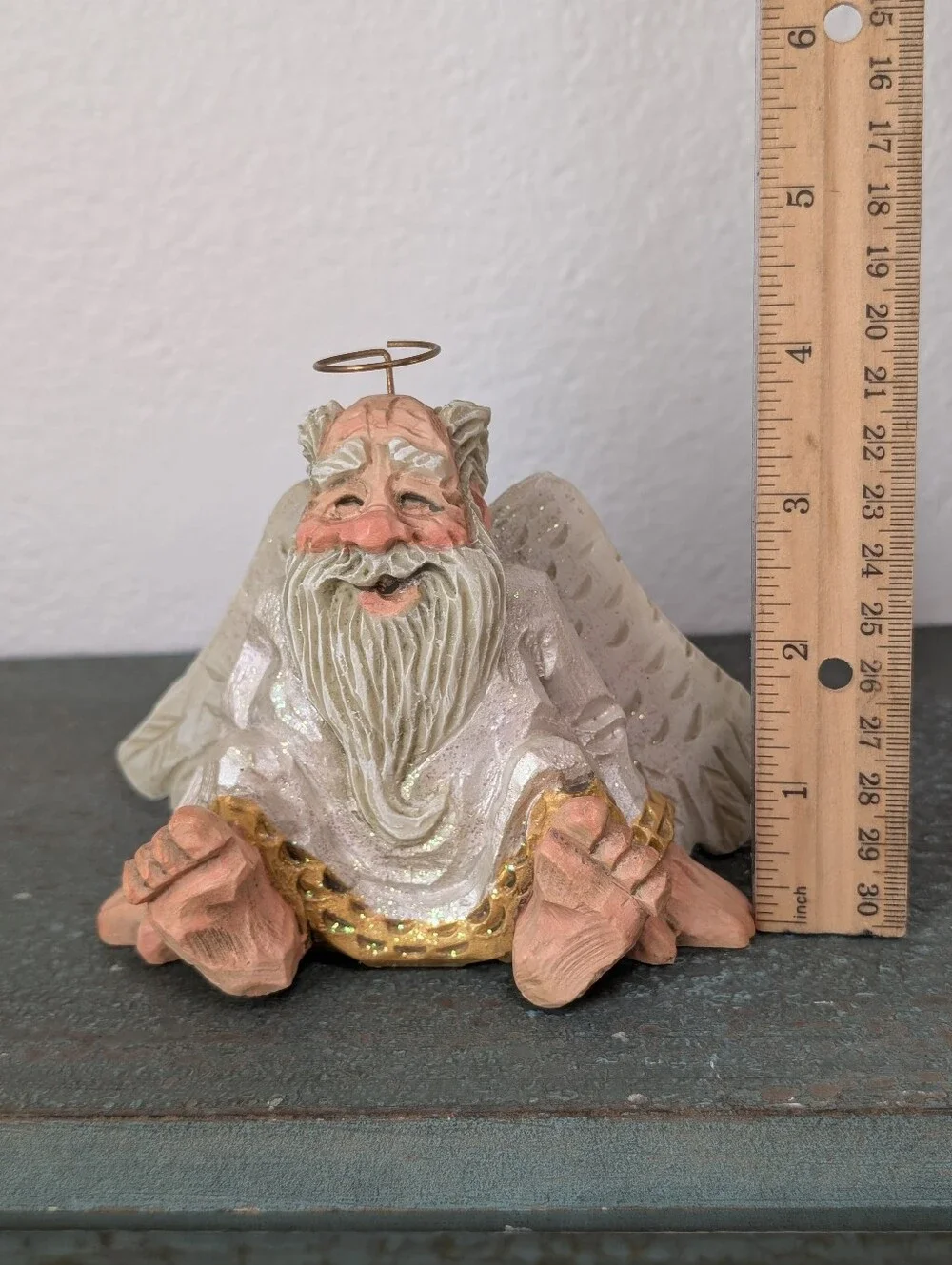David Frykman Portfolio ALL THAT GLITTERS DF3223 Old Man Angel Halo Retired 1996
